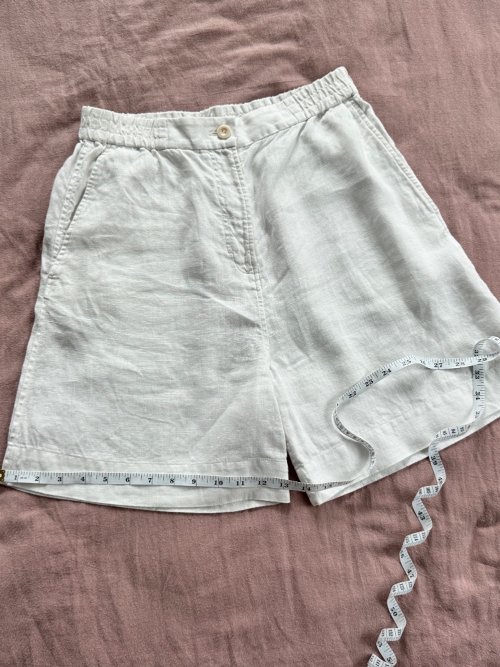 COS linen shorts